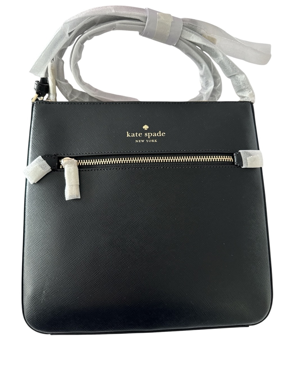 Kate Spade New York Black Saffiano Leather Satchel/Top Handle Bag NWT